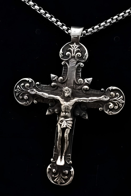 پلاک زنجیر صلیب