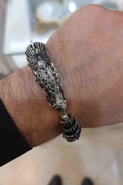 دستبند مردانه اژدها