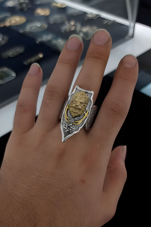 انگشتر نقره مردانه