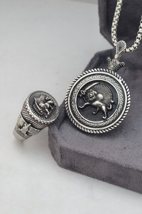 ست گردنبند شیر خورشید